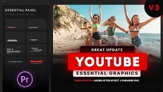 v3 Youtube Essential Library | After Effects Template and Premiere Pro