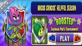 PVZ 2: Arena New Plant Hocus Crocus Helpful Season(Boosted Zoybean Pod's) New Week 7.Play game 2021