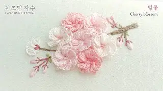 [CC]  cherry blossom, hand embroidery