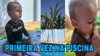 VLOG | PRIMEIRA VEZ NA PISCINA