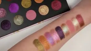 Pat McGrath CELESTIAL DIVINITY Palette Live SWATCHES