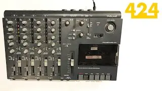 TASCAM 414 MKII 4-TRACK CASSETTE RECORDER: How to Record | 424recording.com
