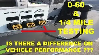 87 & 93 Octane Performance Testing