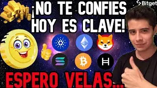 🔴 BITCOIN  ESTA AL BORDE DE UN GRAN MOVIMIENTO ! ETHEREUM SORPRENDE ! CARDANO (ADA) SOLANA XRP