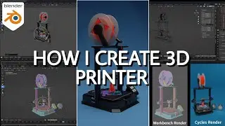 Ender 3 S1 Pro in blender / Blender 3.0 /Dimension Editors 