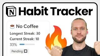 Get This NEXT-LEVEL Notion Habit Tracker | Tutorial + Free Template