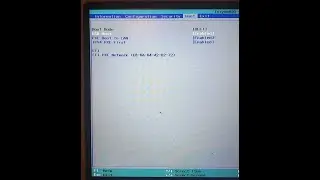 Unable to select UEFI/LEGACY Boot in BIOS LENOVO