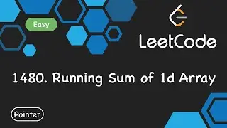 LeetCode 1480. Running Sum of 1d Array | Python 刷題 | Coding Kevin