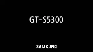 Samsung Galaxy Pocket (S5300) Startup and Shutdown Fanmade