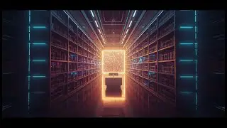 Inside a Futuristic Library at Night | Ambient Study & Focus Music