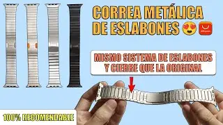 MEJOR Correa Metálica de Eslabones de Aliexpress