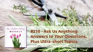Ask Us Anything: Answers to Your Questions, Plus Ultra-short Topics - The Clutter Fairy Weekly 