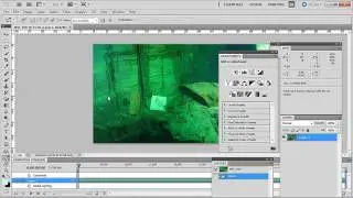 How to correct colour in underwater video using Adobe Photoshop CS5.5