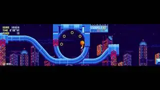 Youtube is Gonna HATE this video. Sonic Mania Running at the Insane (2688X700) Resolution!