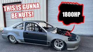 Introducing The New 1800HP FULLY BUILT ENGINE For The RWD Civic!