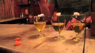 Drinking Absinthe in Barcelona at Bar Marsella