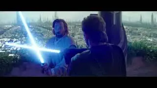 Anakin vs Obi wan with luke vs vader re-edited
