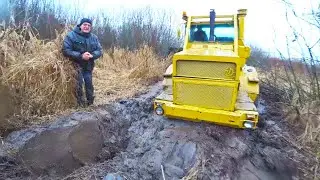 Как это было, Кировец и Атс 59 в грязи!!!