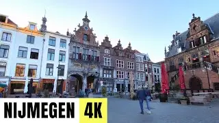 NIJMEGEN, NETHERLANDS 🇳🇱 [4K] City Centre — Walking Tour