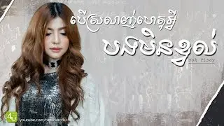 បើស្រលាញ់ហេតុអ្វីបងមិនខ្វល់ - Sok Pisey [Lyric Audio]