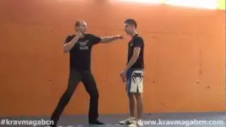 Straight Punch on Krav Maga (Spanish) - Andres Bravo - Krav Maga Worldwide Barcelona