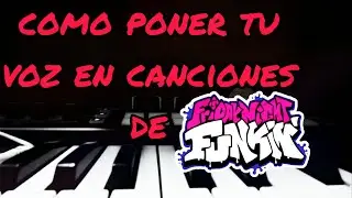 Como hacer la voz de tu personaje en fnf android