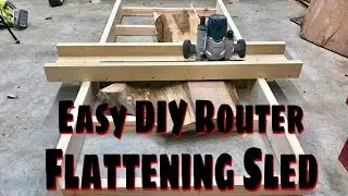 Making A Easy DIY Router Flattening Sled