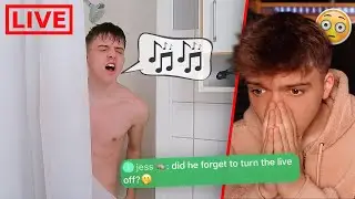 I Accidentally left my livestream on... (CAUGHT SINGING IN THE SHOWER) AD