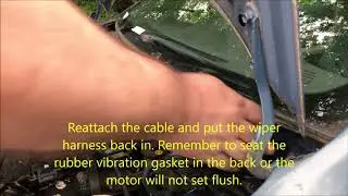Replace Wiper Motor on my 2007  Toyota Yaris Hatchback