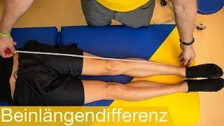 Beinlängendifferenz: messen (testen) 📏 ausgleichen und beheben