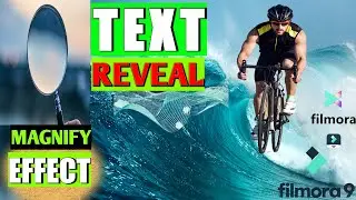 Text reveal animation I Text reveal intro I Text reveal effect FILMORA I Magnify effect FILMORA