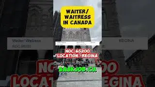Waiter/Waitress Needed sa Canada I Direct Hiring I buhay Canada #shorts