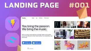 [#001] Landing page challenge | vuejs 3 & tailwindcss