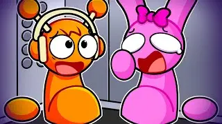 We need to spend 24 HOURS in the HAUNTED ELEVATOR | Pinki and Oren Sprunki