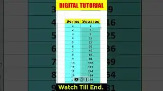 How to Create a Square of 1 to 100 in Minutes 