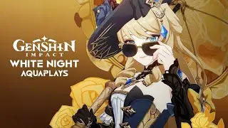 Navia's 'WHITE NIGHT' ft. Jake Miller in Genshin Impact Universe | Honkai: Star Rail