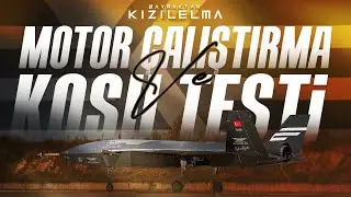 Bayraktar #KIZILELMA PT-3 Motor Çalıştırma ve Koşu Testleri