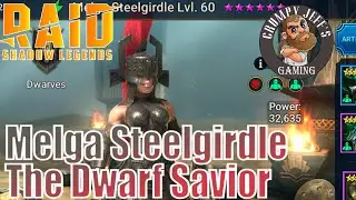 Raid Shadow Legends Melga Steelgirdle Champion Reveiw