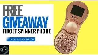 GIVEAWAY -  Fidget SPINNER PHONE + Unboxing & Short Review