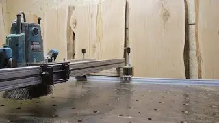 Выравнивание дубовых слэбов (А могли стать дровами)