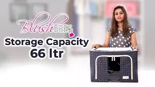 BlushBees 66 ltr Living Box Storage Capacity | Closet Organizer | Wardrobe Storage Boxes for Clothes