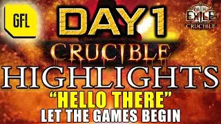 Path of Exile 3.21: CRUCIBLE DAY # 1 Highlights RaizQT'S CURSE, 