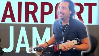 Ultimate Travel Guitar - Airport Jam With The Lapstick