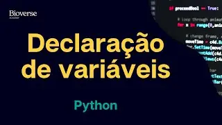 Aula 1 - Declaração de variáveis - Revisão de Python para Biopython