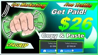 FREE Traffic Can Earn Your $26A Day From CpaGrip  (Get Paid !)