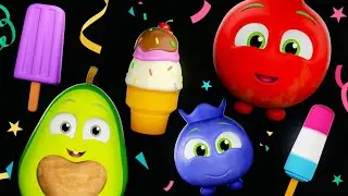 Ice Cream Party - Funky Fruits Dancing & Animation