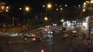Массовые протесты против Лукашенко в Минске. Тысячи людей на проспекте, ОМОН наступает