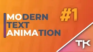 Modern Text Animation #1 || Device Models ||