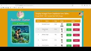 Update Image With Validation I Show Data In PHP Form For Update I MySQL Database using PHP (Part-7)