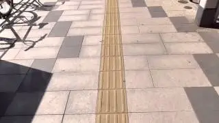 Braille for the feet is from Japan